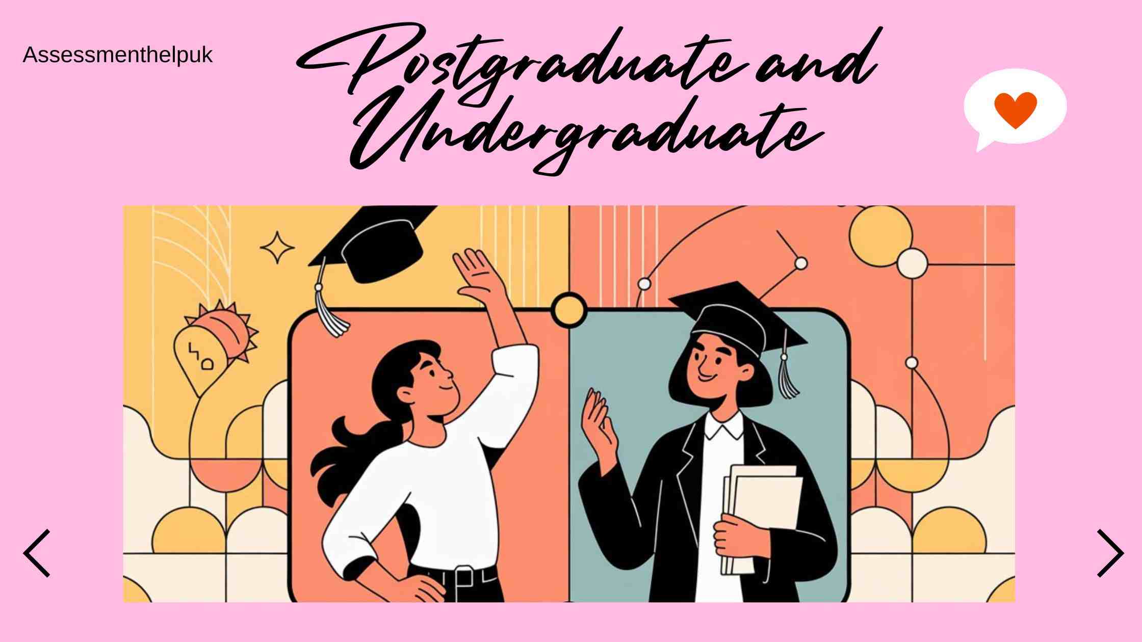 difference between postgraduate and undergraduate